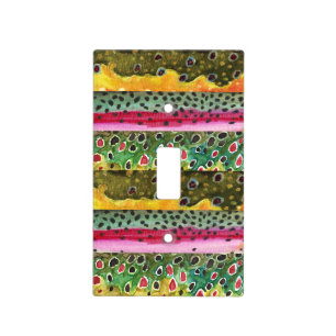 Trout Fishing Light Switch Cover