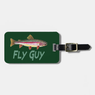 Trout Fishing Luggage Tag