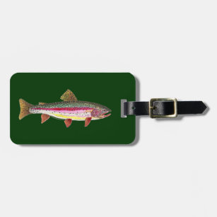 Id Tag Suitcase Carry Fish,Pacific Fish Salmon Sea Bass Label Travel Accessories 