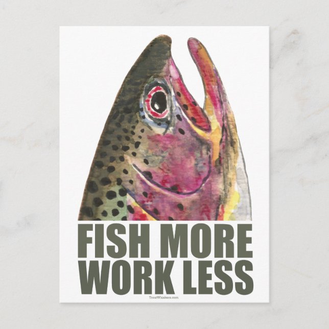 Trout Fishing More Postcard (Front)