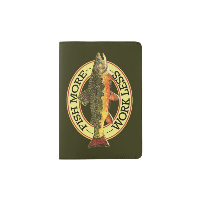 Trout Fishing Passport Holder (Front)
