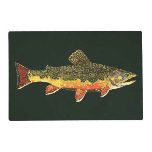 Trout Fishing Placemat