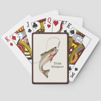 Trout Fishing Poker Cards