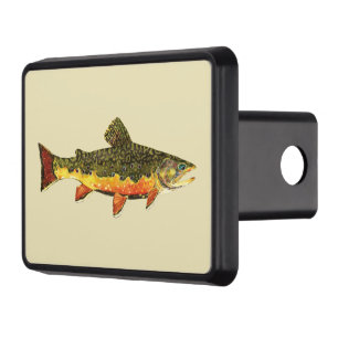 Trout Fishing Tow Hitch Cover