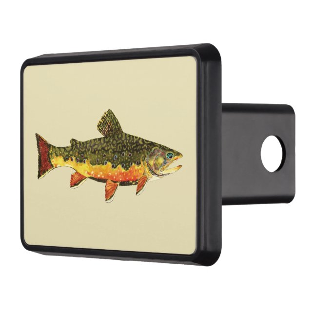 Trout Fishing Tow Hitch Cover (Left)