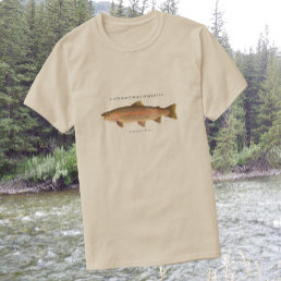 Trout fishing with Rainbow Trout vintage image T-Shirt
