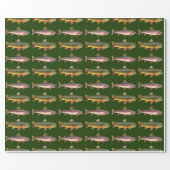 Trout Fishing Wrapping Paper (Flat)