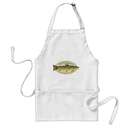Trout Fly Fishing Adult Apron