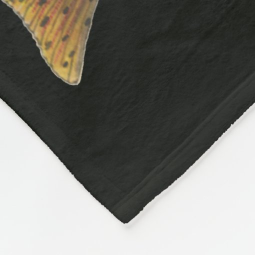 Trout Embroidered Wool Blanket main image 0