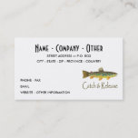 Trout Fly Fishing Business Card