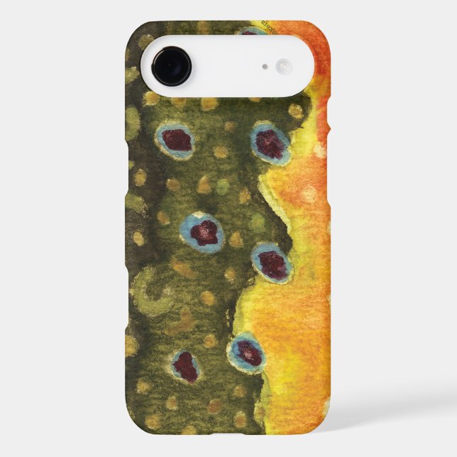 Trout Fly Fishing Case-Mate iPhone Case (Back)