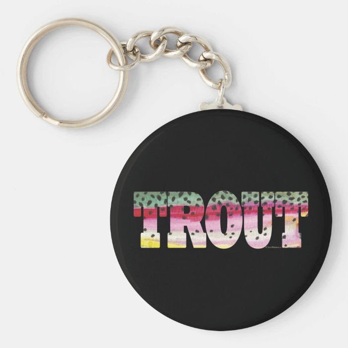 Trout Fly Fishing Keychains