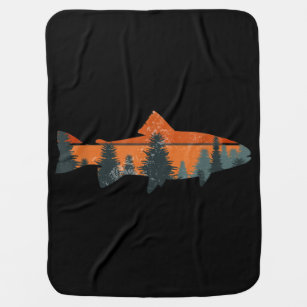 Fly Fish Blankets & Throws