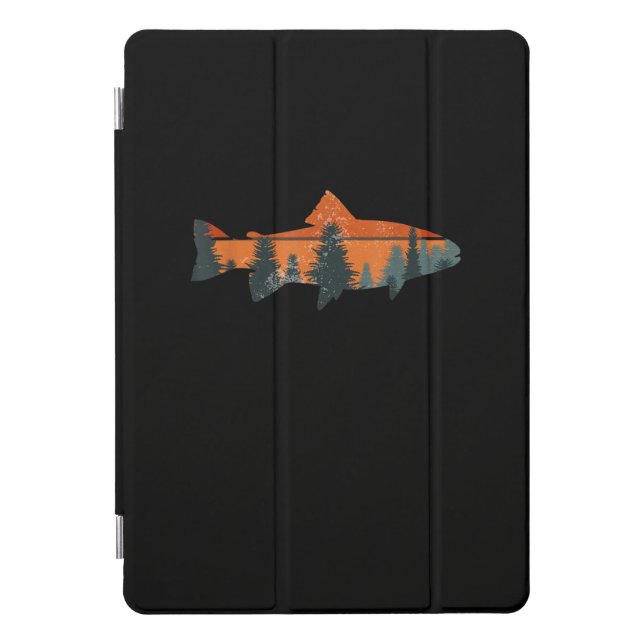 Trout Fly Fishing Nature Outdoor Fisherman Gift iPad Pro Cover (Front)