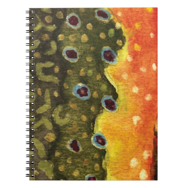 Trout Fly Fishing Notebook (Front)