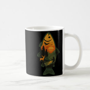 Trout Fly Fishing Outdoor Forest Nature Wildlife S Coffee Mug