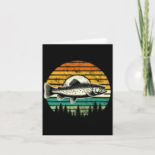 Trout Fly Fishing Outdoor Forest Nature Wildlife V Card