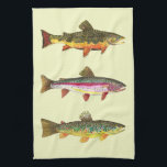 Trout Fly Fishing Towel<br><div class="desc">.</div>