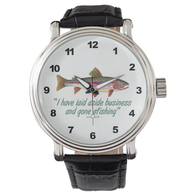 Trout Fly Fishing Watch (Front)