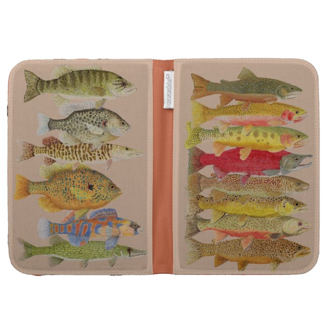 Trout & Freshwater  Fish Kindle Jacket 3G Covers (Opened)