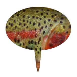 Trout in Hands Cake Topper