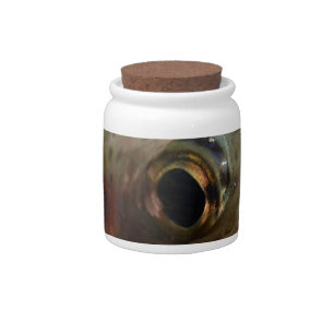 Trout in Hands Candy Jar