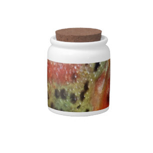 Trout in Hands Candy Jar