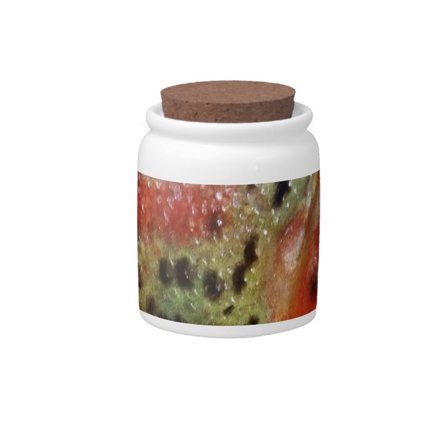 Trout in Hands Candy Jar (Front)