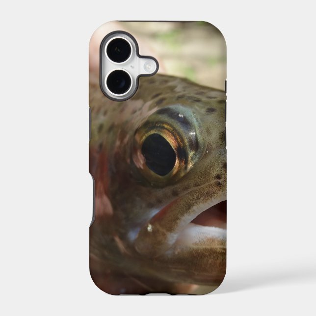 Trout in Hands Iphone Case (Back)