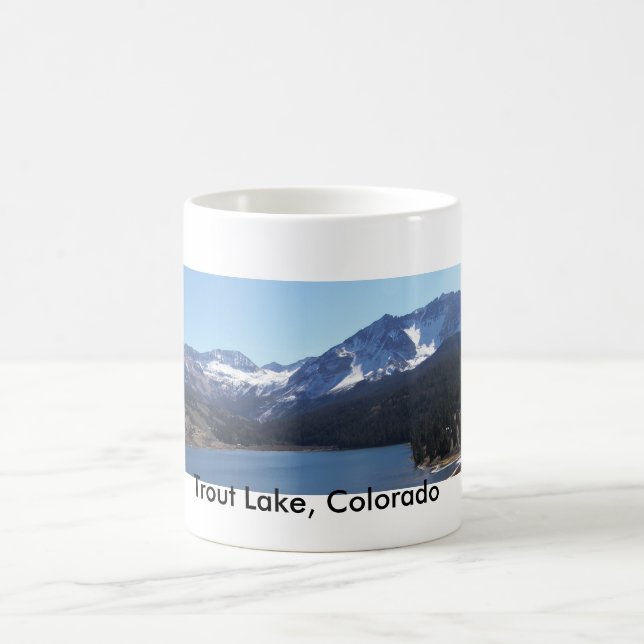 Trout Lake, Colorado Coffee Mug (Center)