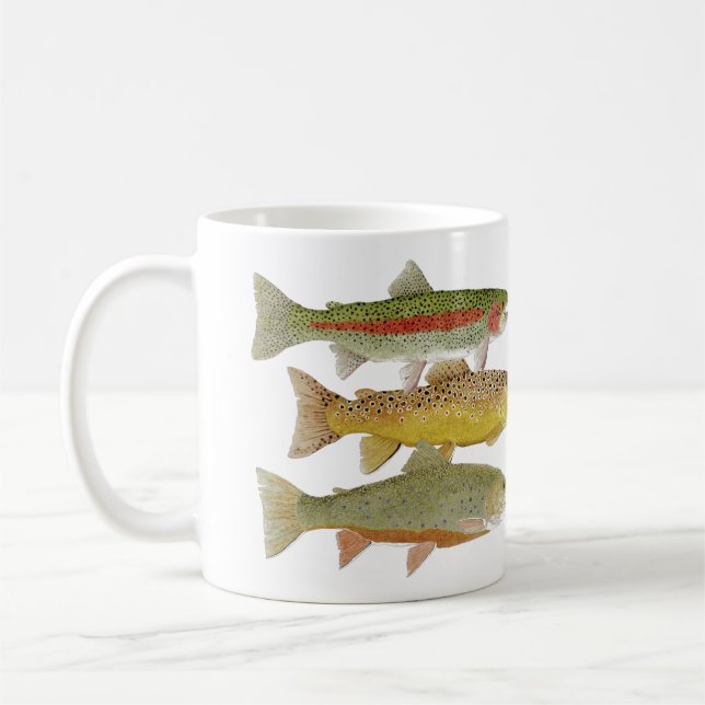 Trout Mug (Left)