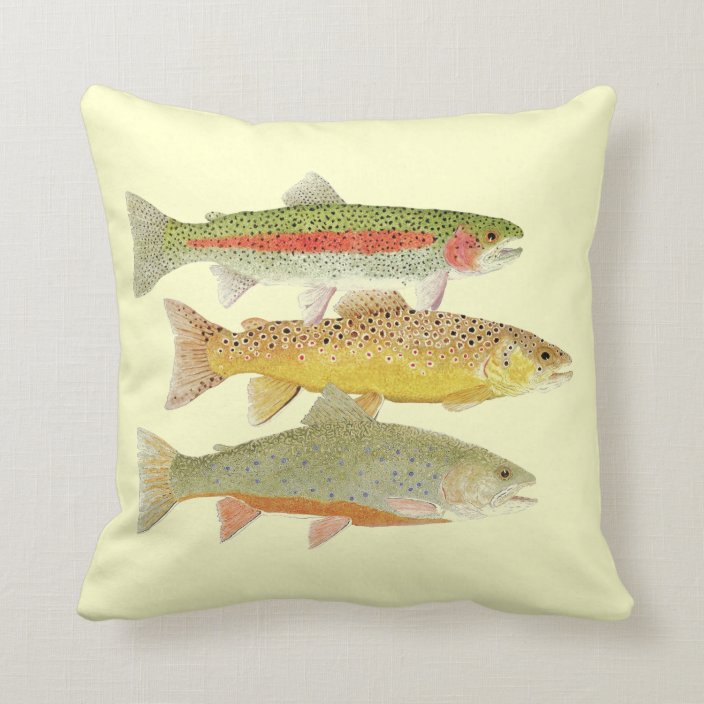 giant trout pillow