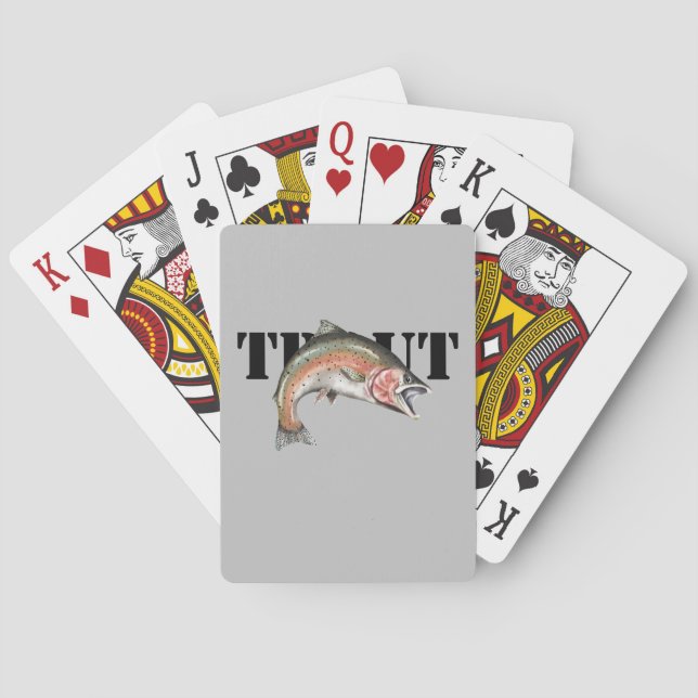Trout Poker Cards (Back)