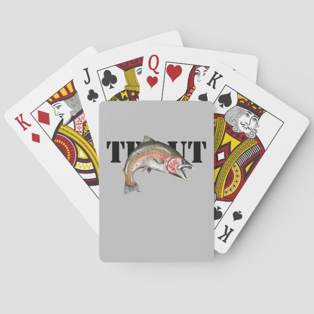 Trout Poker Cards (Back)