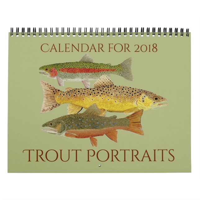 Trout Portraits Calendar (Cover)