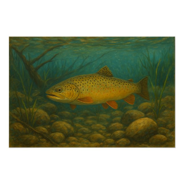 Trout Poster Print (Front)