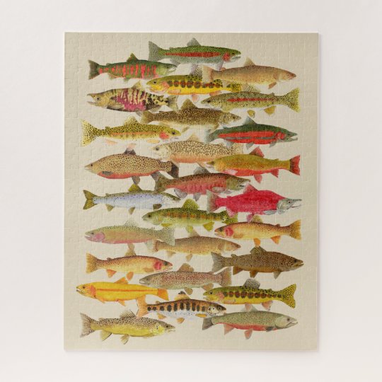 Trout & salmon jigsaw puzzle