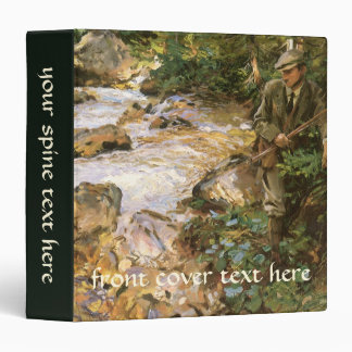Trout Stream in the Tyrol by John Singer Sargent 3 Ring Binder