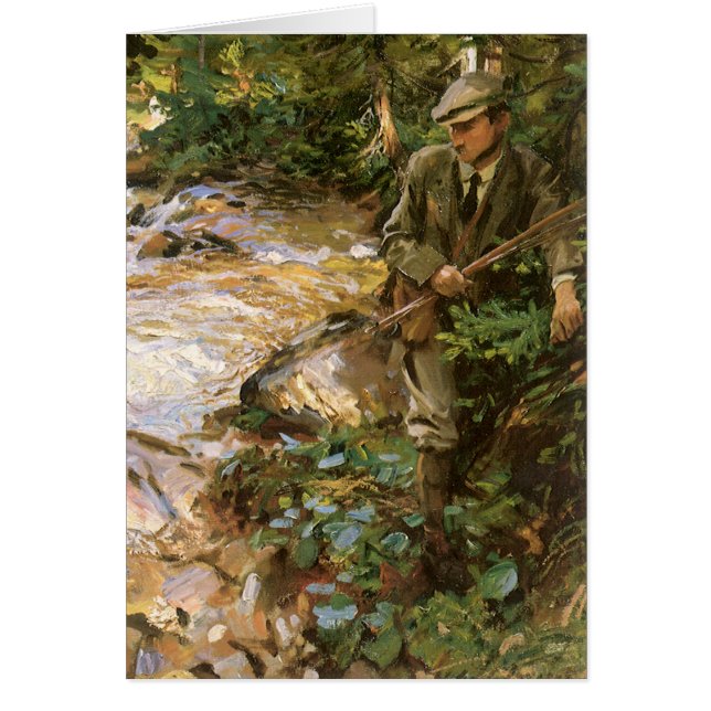 Trout Stream in the Tyrol by John Singer Sargent Cards (Front)
