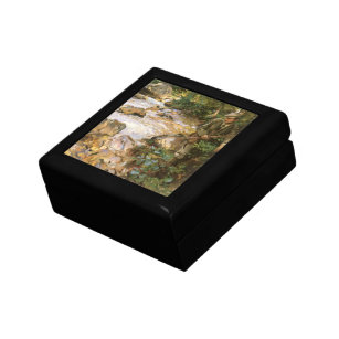 Trout Stream in the Tyrol by John Singer Sargent Keepsake Box