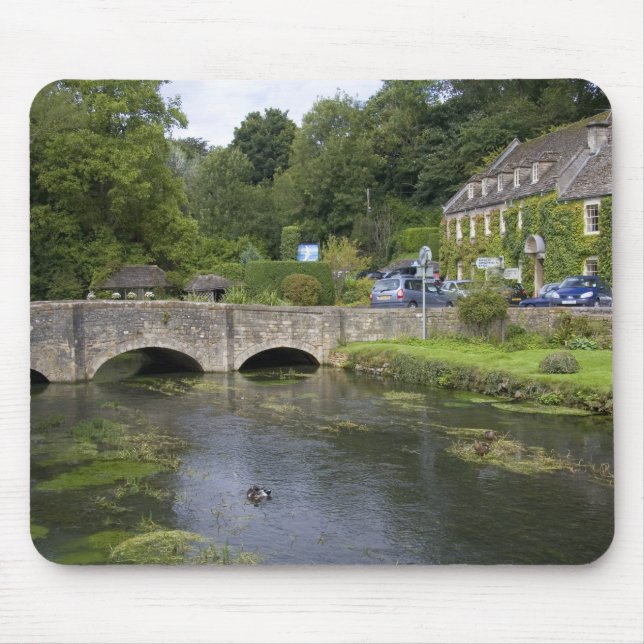 Trout stream in the village of Bibury, Mouse Pad (Front)