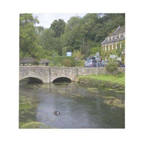 Trout stream in the village of Bibury Notepad