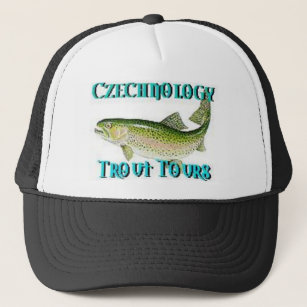 Custom Fly Fishing Ichthyology 3 Trout Trucker Hat | Zazzle