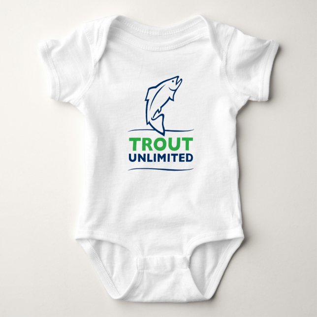 Trout Unlimited Baby Jersey Bodysuit (Front)