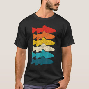 Trout Vintage Fish Fly Fishing Fisherman T-Shirt