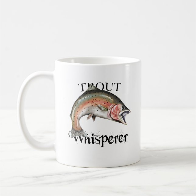 Trout Whisperer Coffee Mug (Left)