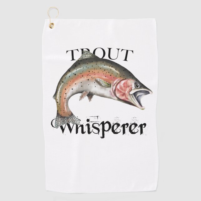 Trout Whisperer Fishing Towel (Front)