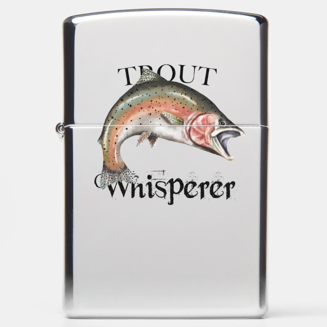 Trout Whisperer Zippo Lighter (Front)