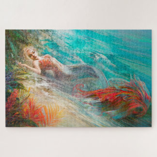 Trouvaille mermaid jigsaw puzzle