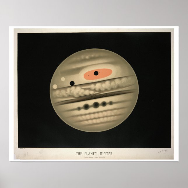 Trouvelot's Jupiter Poster (Front)